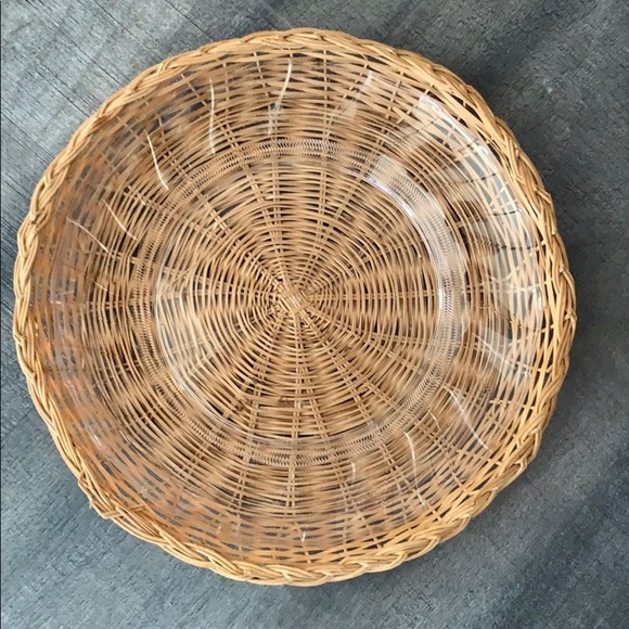 Wicker Paper Plate Holder or Wall Art - set of 10 - Picture 9 of 9